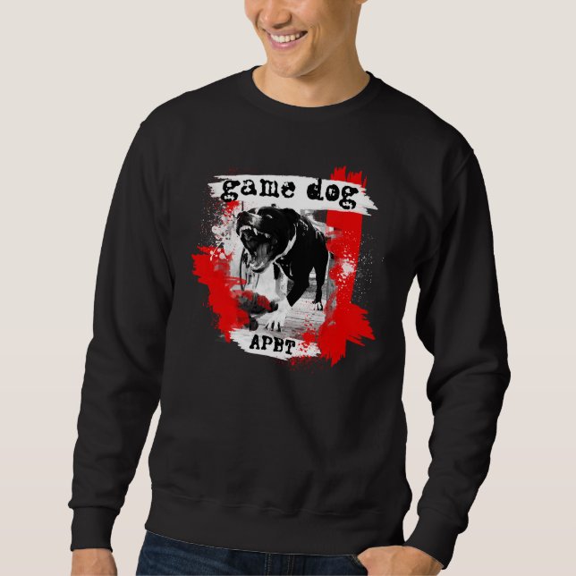 Sweatshirt Jeu Dog Apbt American Pitbull Terrier (Devant)