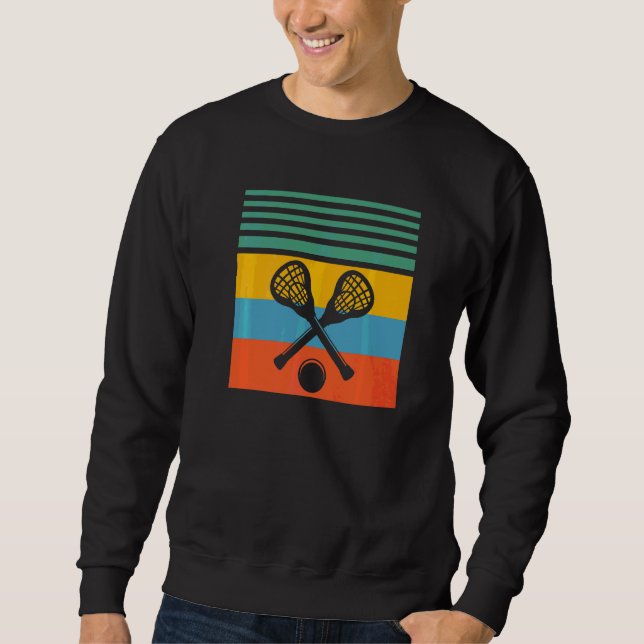 Sweatshirt Jeu Rétro de Crosse (Devant)