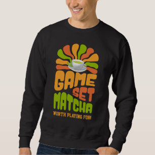 Sweatshirt JEU SET MATCHA Fun Latte Boisson