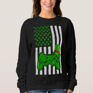 Sweatshirt Jeu Vidéo Drôle Drôle Américain St Patrick S Day S