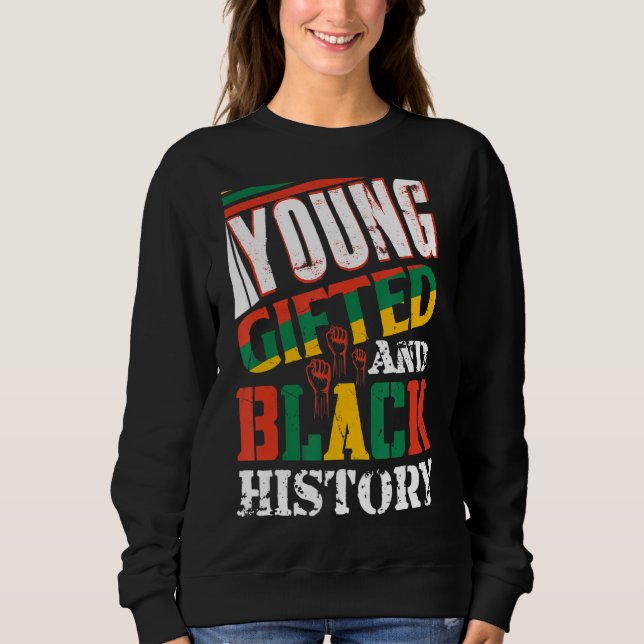 Sweatshirt Jeune Ed Et Histoire Noire (Devant)
