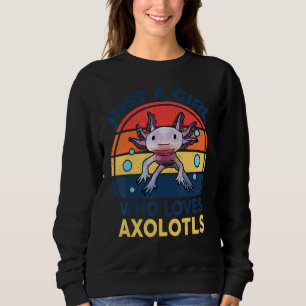 Sweatshirt Jeune Jeune Enfant Axolotl Mignonne Juste Une Fill