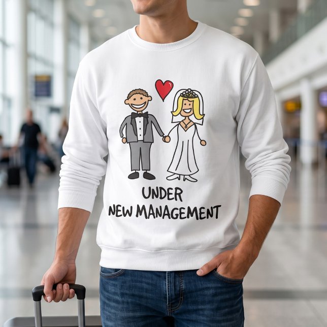 Sweatshirt Jeune Marié - Sous Nouvelle Direction (Créateur téléchargé)