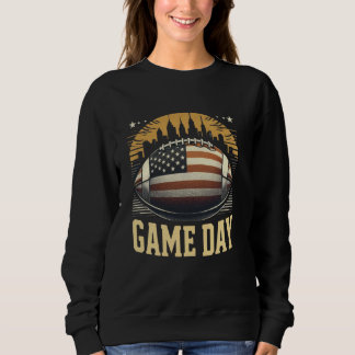 Sweatshirt JEUX JOUR Octobre Prêt Football Américain Tee