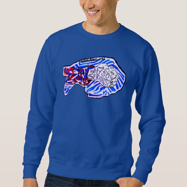 Sweatshirt Jeux sur la ligne de prière de sueur (Devant)