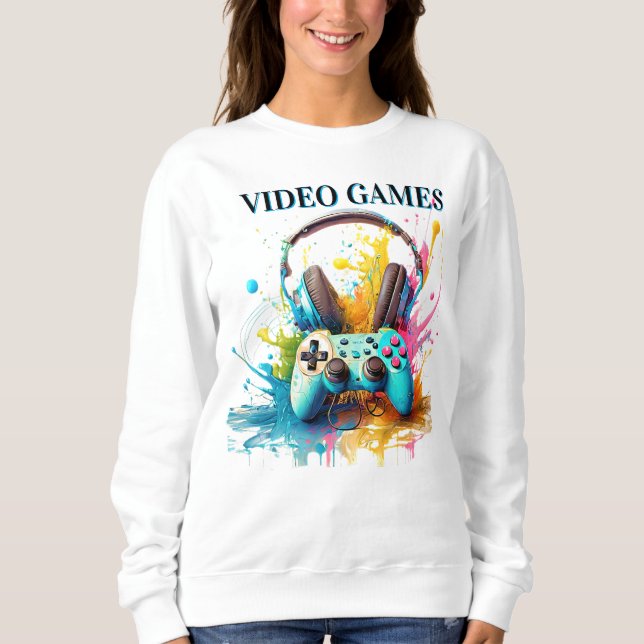 Sweatshirt Jeux Vidéo (Devant)