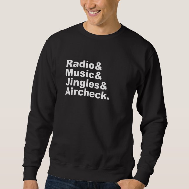 Sweatshirt Jingles Am Fm Radio Vintage (Devant)