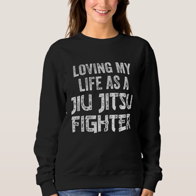 Sweatshirt Jiu Jitsu BJJ Martial Arts Praticien (Devant)