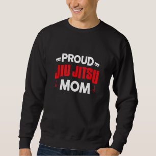 Sweatshirt Jiu Jitsu Brésil Combattre Fière Jiu Jitsu Maman W