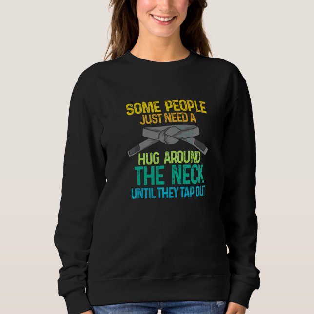 Sweatshirt Jiu Jitsu Brésilien pour combattant de MMA, juste  (Devant)