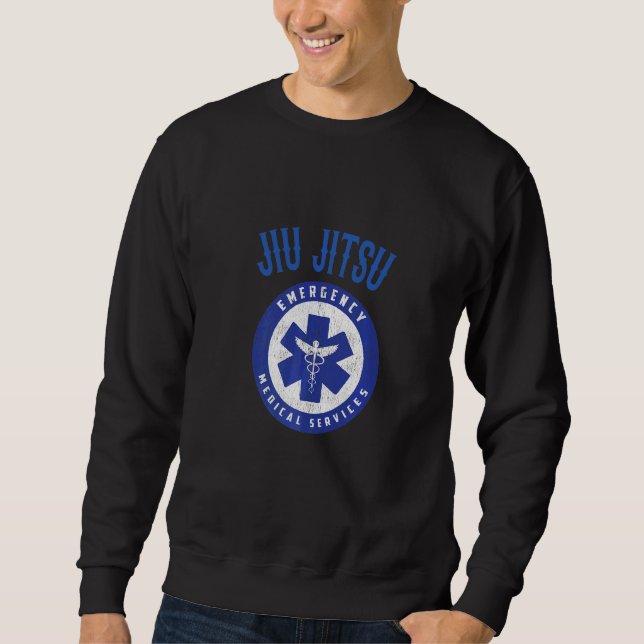 Sweatshirt Jiu Jitsu des ambulanciers pour les premiers inter (Devant)