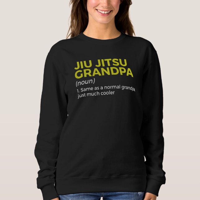 Sweatshirt Jiu Jitsu Grandpa (Devant)