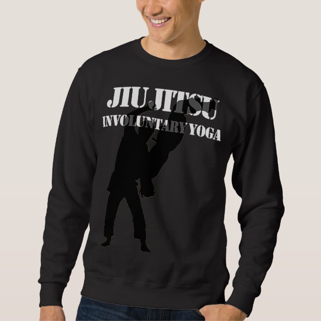 Sweatshirt Jiu Jitsu Involuntary Yoga (Devant)