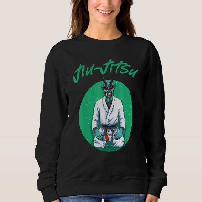 Sweatshirt Jiu Jitsu Oni Demon (Devant)