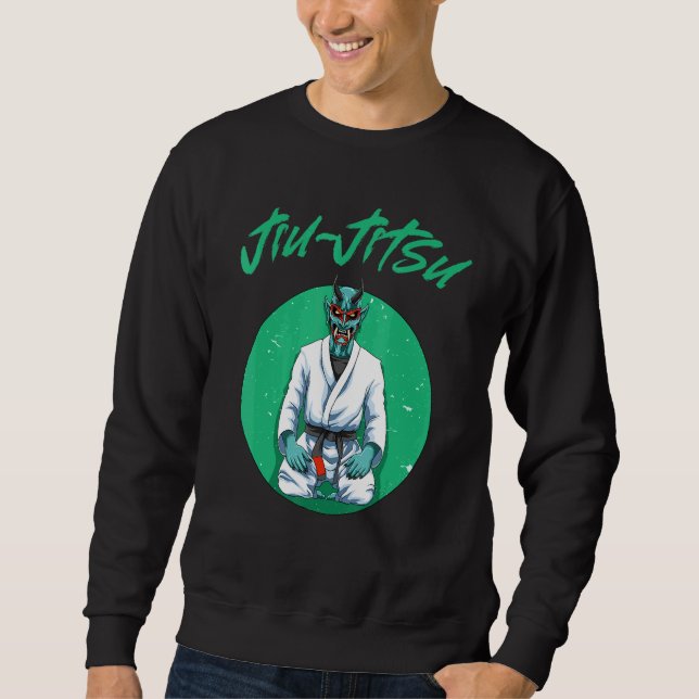Sweatshirt Jiu Jitsu Oni Demon (Devant)