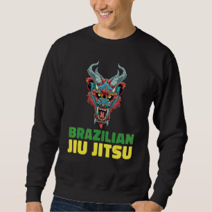 Sweatshirt Jiu Jitsu Tigre Démon Jiu Jitsu Brésilien et Gr