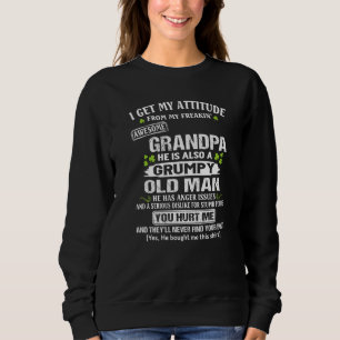 Sweatshirt J'Obtiens Mon Attitude De Mon Freakinu2019 Awesome