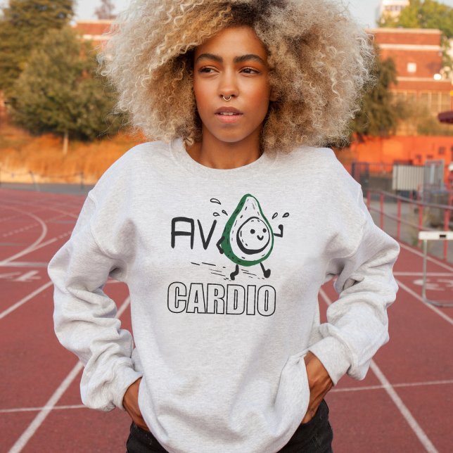 Sweatshirt Jogging Sport Avo-cardio Pun de plaisir Doodle Jog (Créateur téléchargé)
