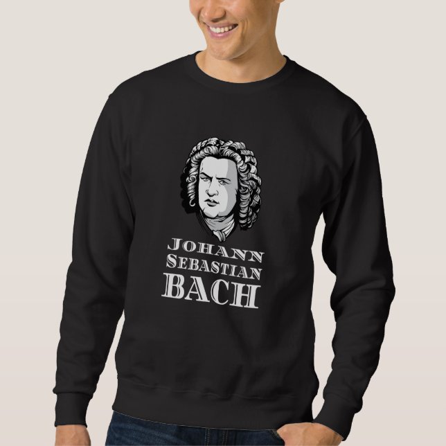 Sweatshirt Johann Sebastian Bach Portrait (Devant)