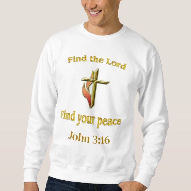 Sweatshirt John 3:16 (Devant)