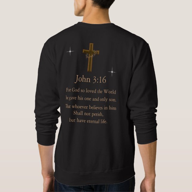 Sweatshirt John 3:16 (Dos)