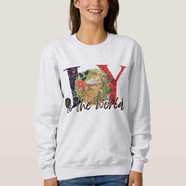 Sweatshirt Joie À La Nativité Mondiale  (Devant)