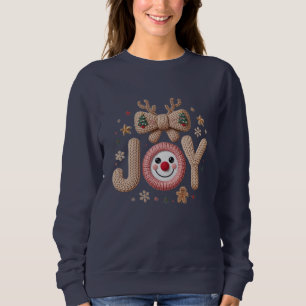 Sweatshirt Joie Tricotée de Fêtes
