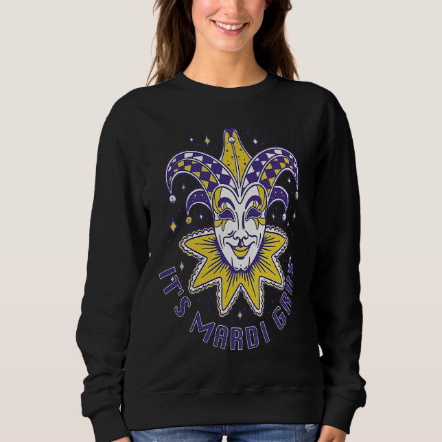 Sweatshirt Joker Mardi Gras Party Parade Shenanigans Carnival (Devant)