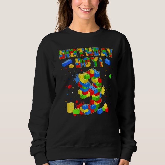 Sweatshirt Joli 9e anniversaire 9 ans Bâtiment de bâtiments B (Devant)