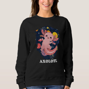 Sweatshirt Joli Axolotl Aquarium Amphibien Propriétaire Anima