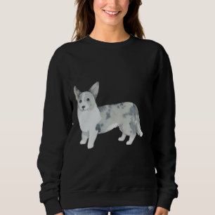 Sweatshirt Joli Cardigan Welsh Corgi Puppy pour Chien