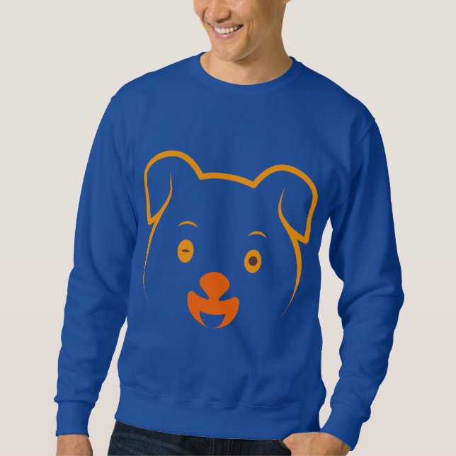 Sweatshirt Joli chiot (Devant)