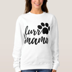 Sweatshirt Joli design simple femmes noir amoureux des chats
