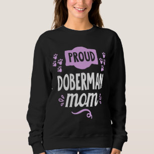 Sweatshirt Joli Fier Doberman Maman 378