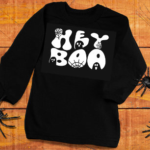 Sweatshirt Joli Hey Boo Drôle Halloween Super Retro Ghost