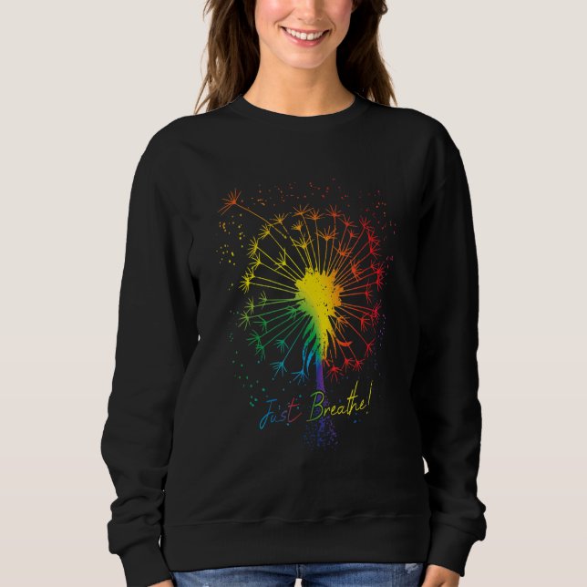 Sweatshirt Joli Juste Souffler Dandelion Flèches De Tatouage  (Devant)