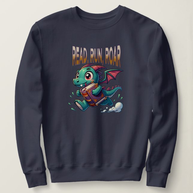 Sweatshirt Joli Livre Dragon (Design devant)