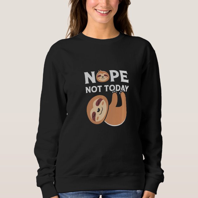 Sweatshirt Joli Parfum Lazy Non Pas Du Jour (Devant)