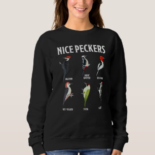 Sweatshirt Joli Peckers Oiseau à observer le pic