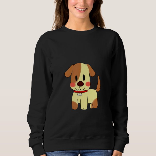 Sweatshirt Joli Petit Animal Chiot (Devant)