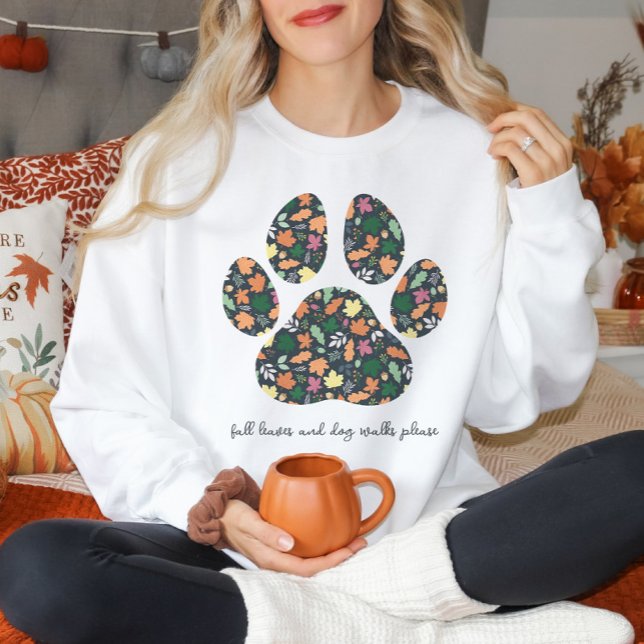 Sweatshirt Joli pull d'automne à empreinte de patte pour un a (Créateur téléchargé)