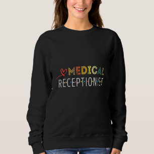 Sweatshirt Joli secrétaire réceptionniste Médicale