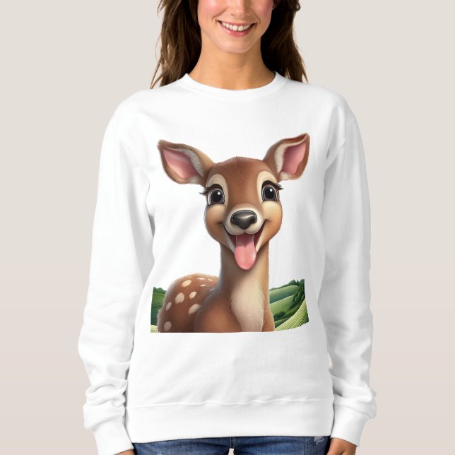 Sweatshirt Joli sourire doe (Devant)
