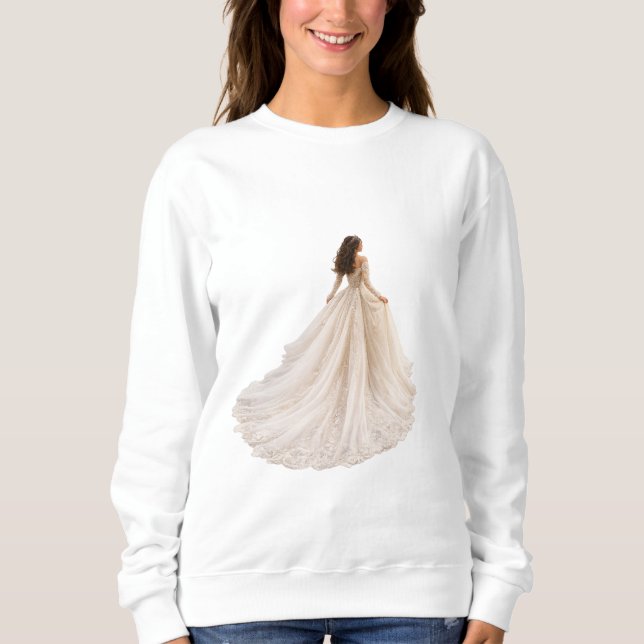 Sweatshirt Joli T-Shirt de Conte de Fées de Princesse Bleue (Devant)