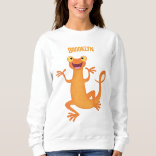 Sweatshirt Joli triton orangé joyeux