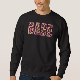 Sweatshirt Jolie Bébé Imprimé Léopard Mariage Enterrement de