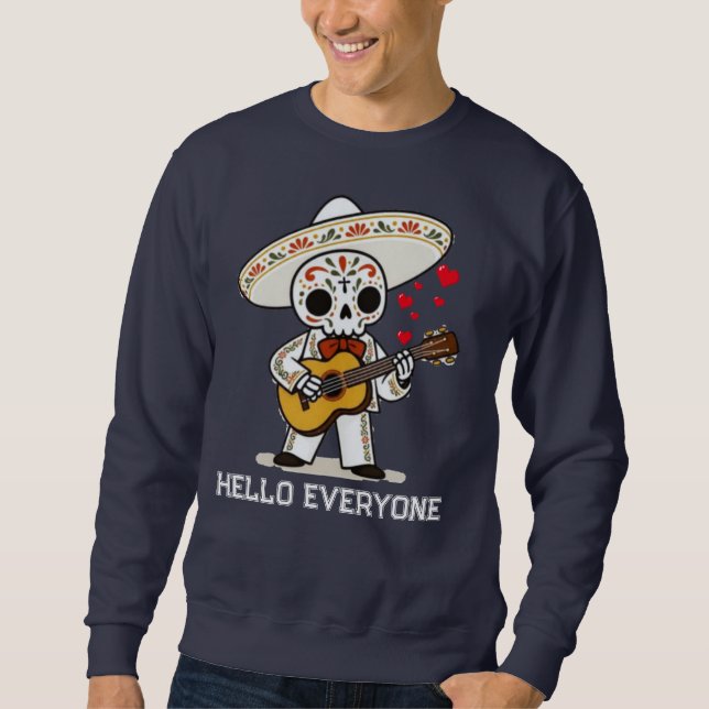 Sweatshirt Jolie Halloween effrayant  (Devant)