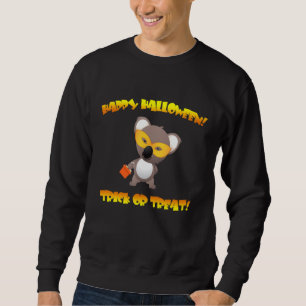 Sweatshirt Jolie Halloween Koala Oear Happy Halloween Trick O