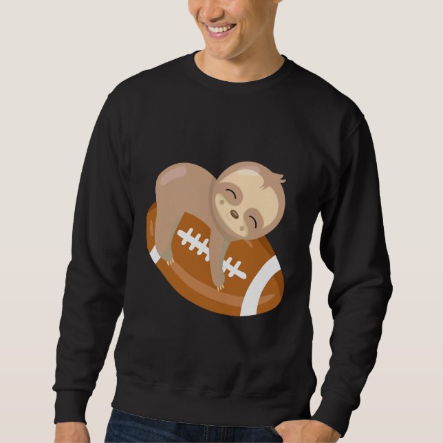 Sweatshirt Jolie Sloth Football (Devant)