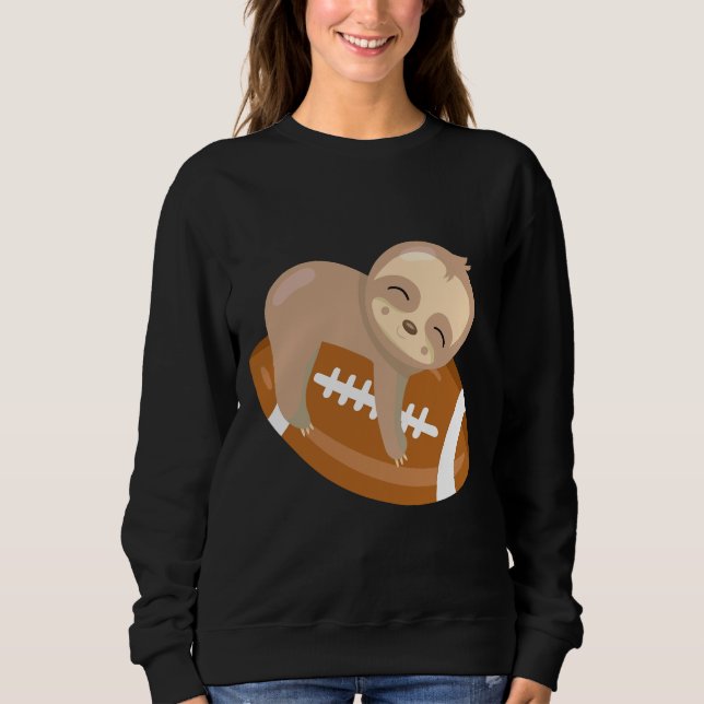 Sweatshirt Jolie Sloth Football (Devant)